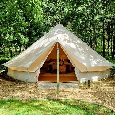 Luxury Bell Tent At Camping La Fortinerie Mouliherne Екстериор снимка